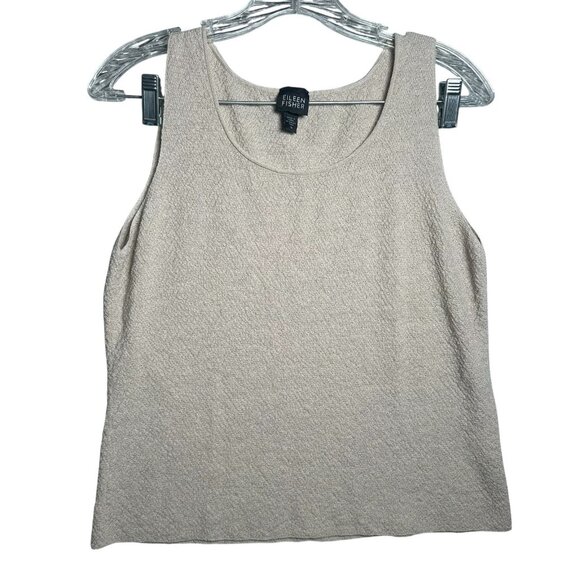 Eileen Fisher Tops - Eileen Fisher Medium Women Tank Top Beige 100% Wool Sleeveless Solid Lightweight